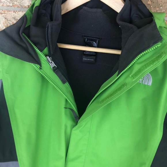 Boys XL 18/20 North Face All Weather Jacket Green - Picture 2 of 16